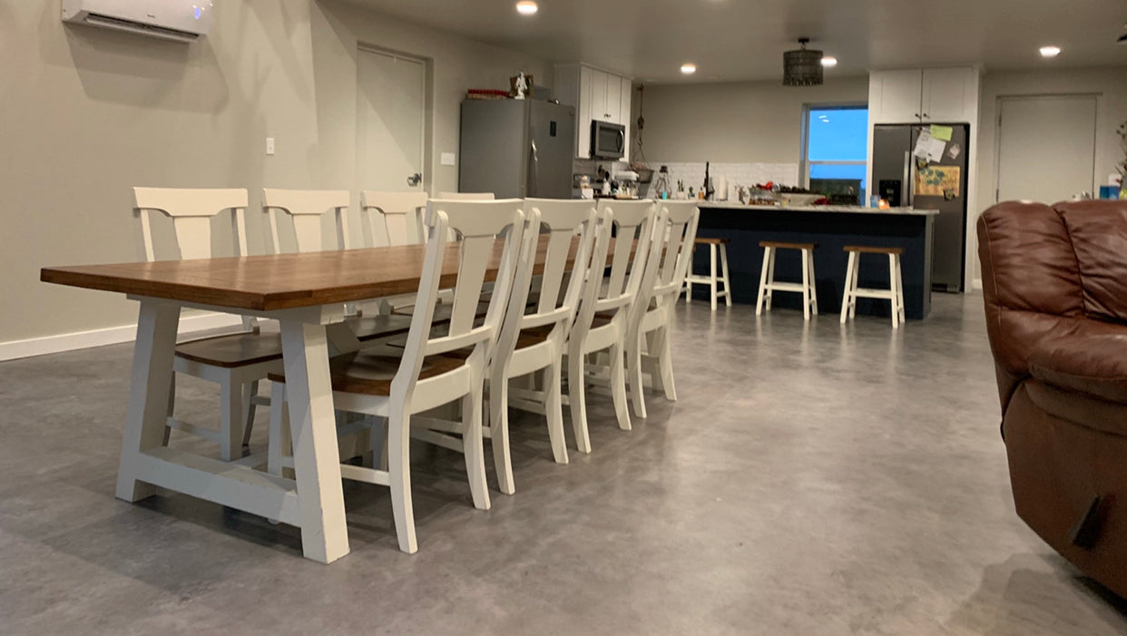 The AM Trestle Farm Table