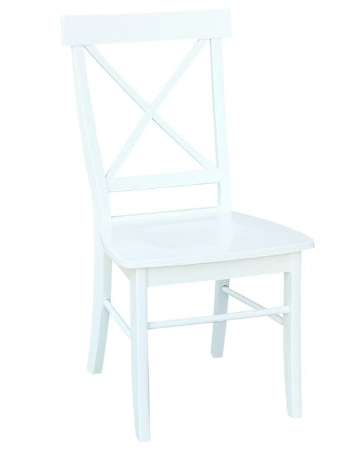 X-back Dining Chair White/Black