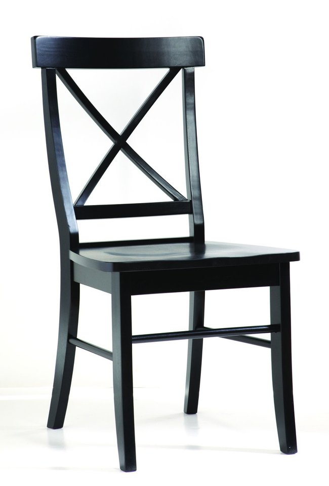 X-back Dining Chair White/Black